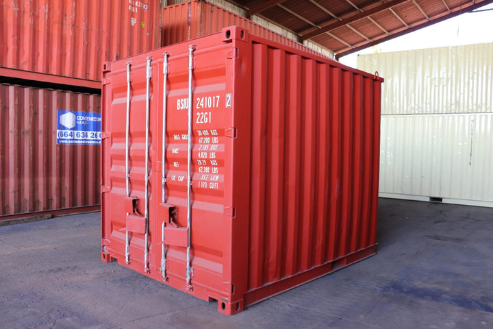 CONTENITORE MARITTIMO DA 10 FT NUOVO ROSSO/GRIGIO