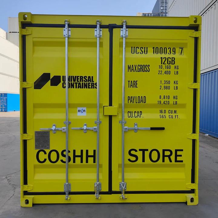 Nuovo contenitore per lo stoccaggio di prodotti chimici COSHH da 10 piedi