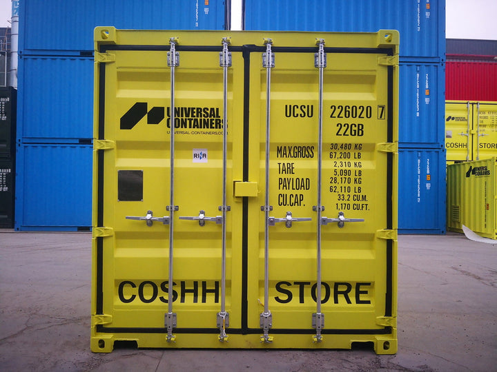 Nuovo container per magazzino chimico COSHH da 20 piedi