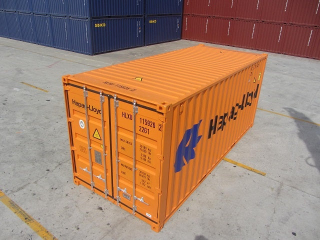 NUOVO CONTAINER MARITTIMO ARANCIONE DA 20'