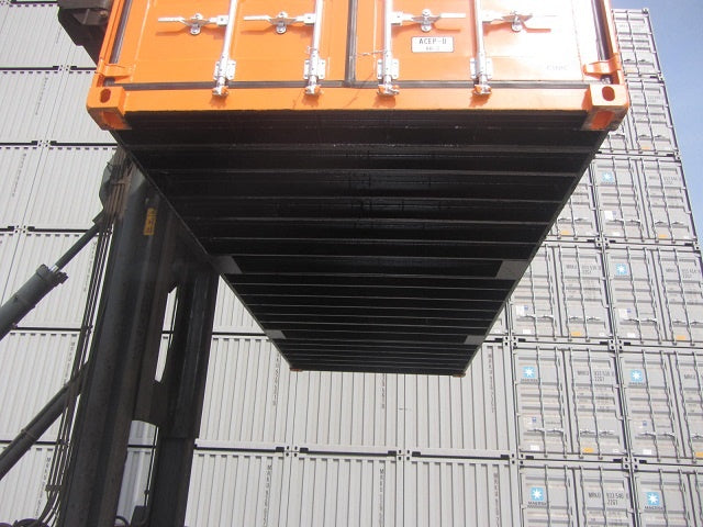 NUOVO CONTAINER MARITTIMO ARANCIONE DA 20'