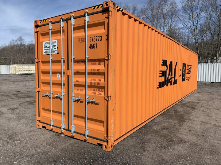 NUOVO CONTAINER MARITTIMO “ONE TRIP” DA 40 PIEDI AD ALTO CUBO