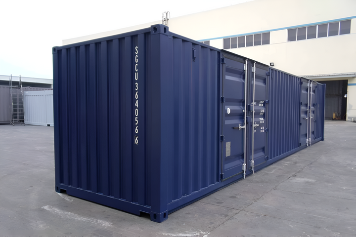 container da 40 piedi 4 porte di stoccaggio