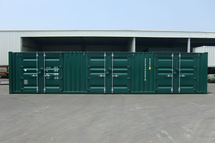 container da 40 piedi 6 porte di stoccaggio